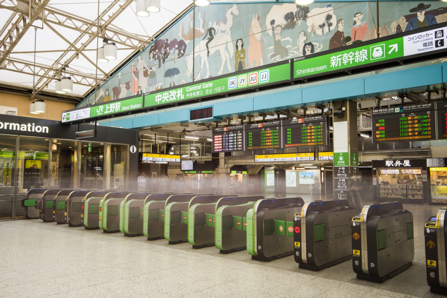 上野駅から上野院までの道のり