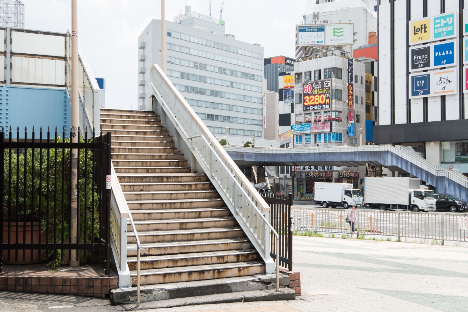 上野駅から上野院までの道のり