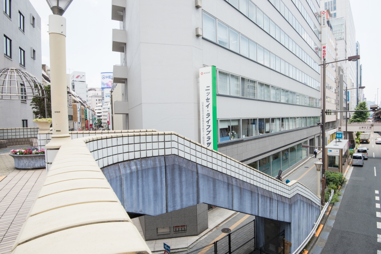 上野駅から上野院までの道のり