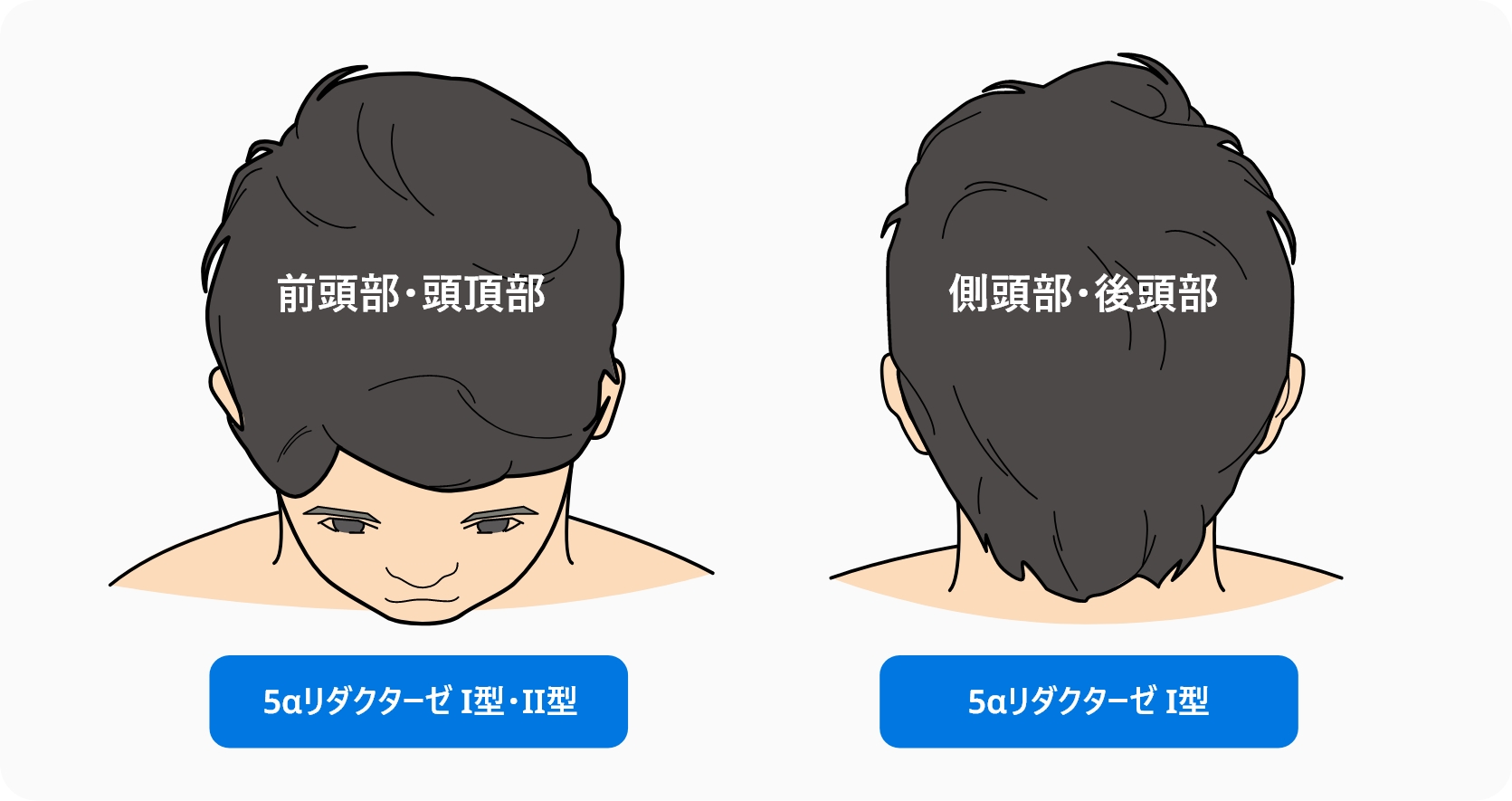 作用する型が違う