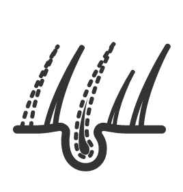 髪を生やす指令を出す