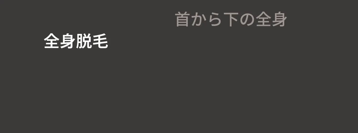ゴリラクリニックの全身脱毛 円